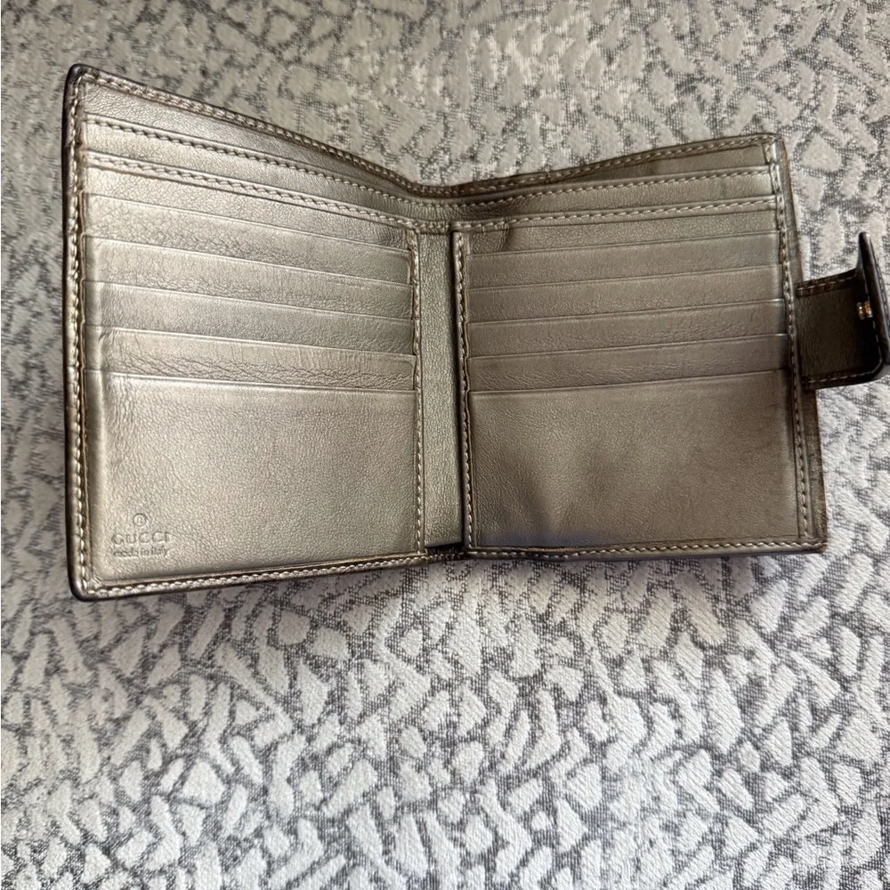 Gucci Embossed Leather Wallet